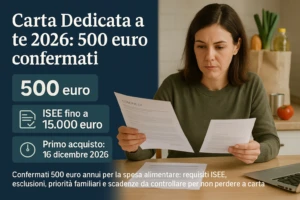 Carta Dedicata a te 2026